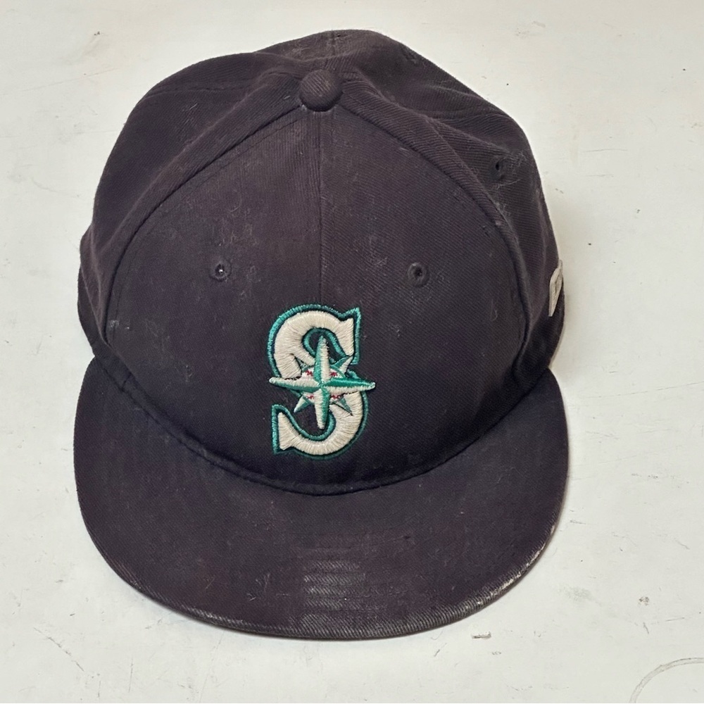 Vintage MLB Seattle Mariners Baseball Black Baseball Cap Hat